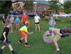 Youth Group at play Youth Group at play